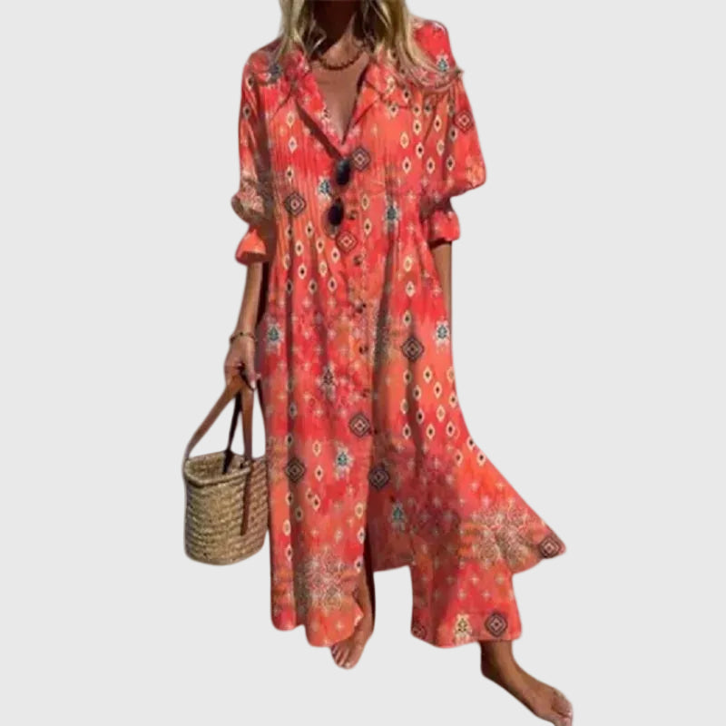 Zara | Elegant long boho dress