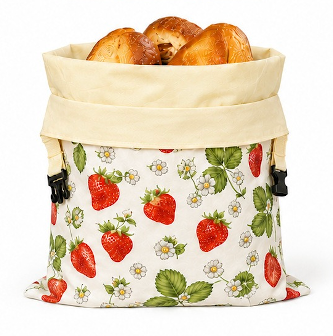 Sac pentru pâine din ceară de albine și 100% bumbac — Premium