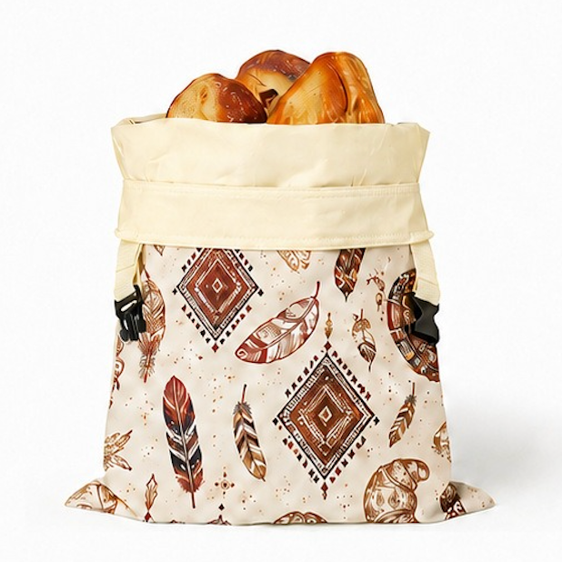 Sac pentru pâine din ceară de albine și 100% bumbac — Premium