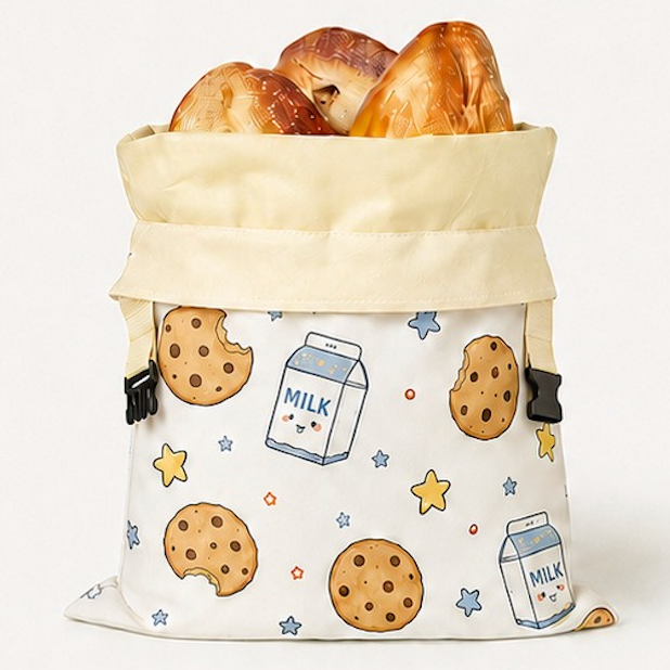 Sac pentru pâine din ceară de albine și 100% bumbac — Premium