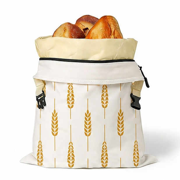 Sac pentru pâine din ceară de albine și 100% bumbac — Premium