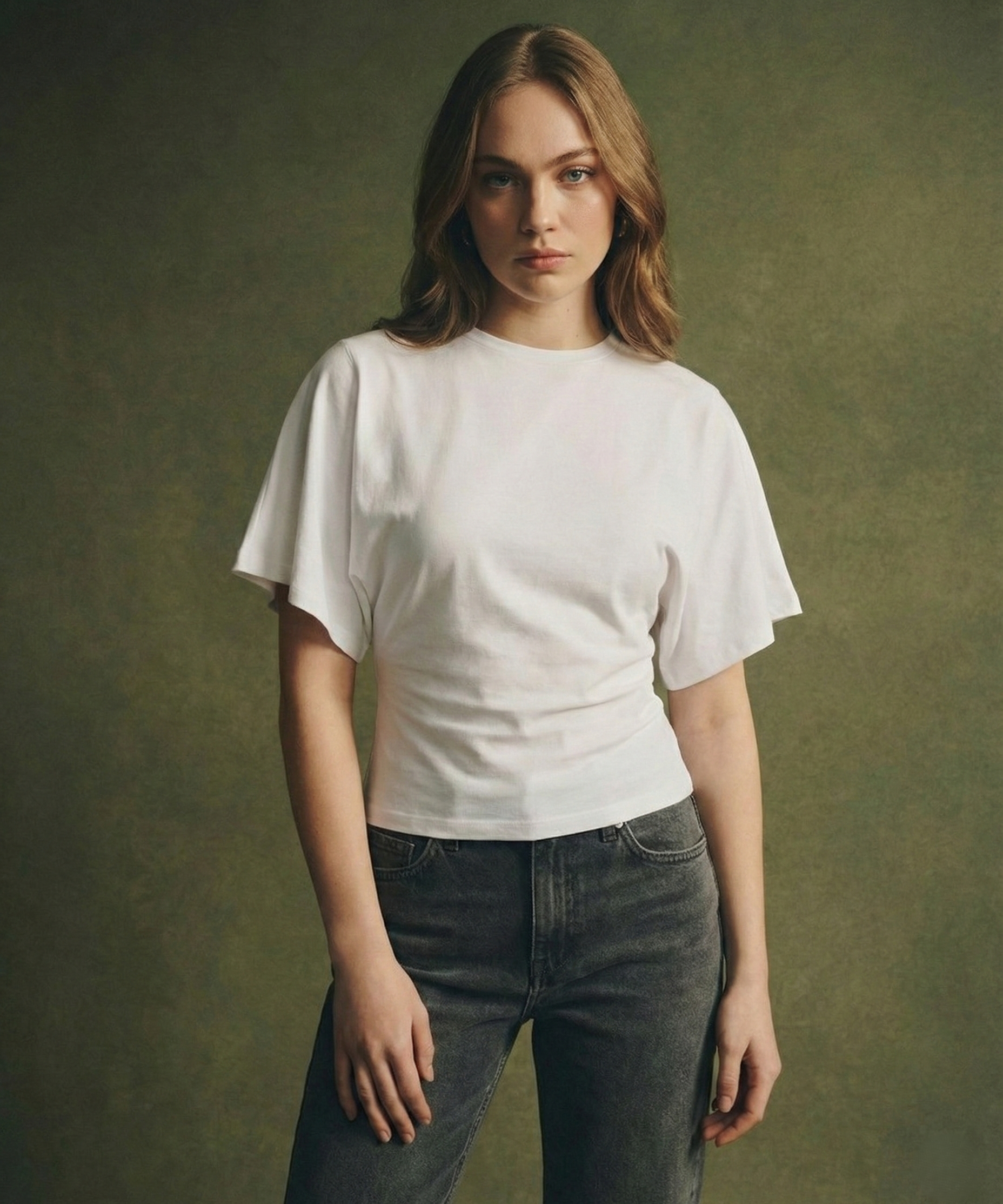 Polo din bumbac Arden Drape