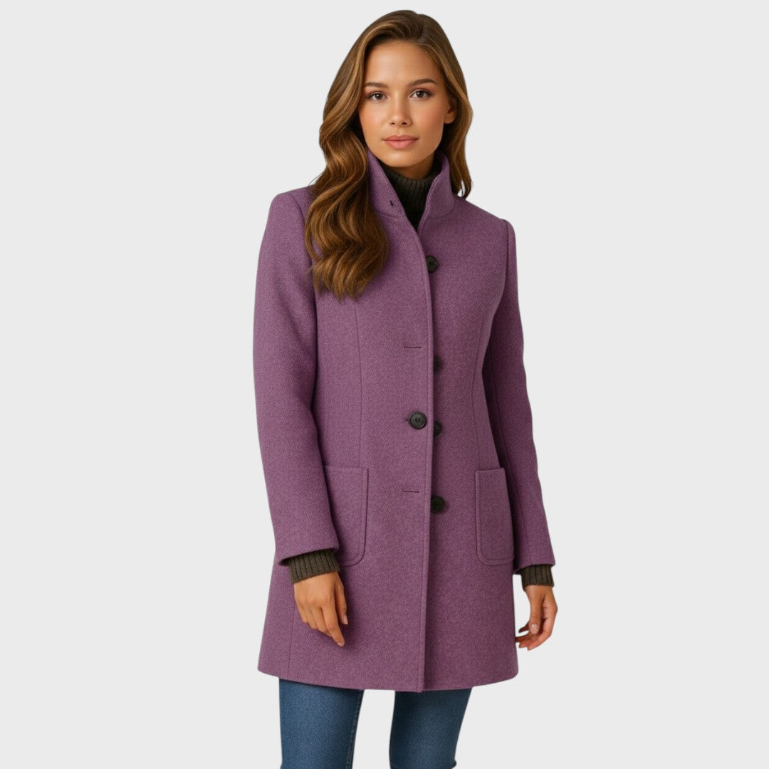 Tereza | Palton Elegant pentru Femei cu Decupaj Perfect