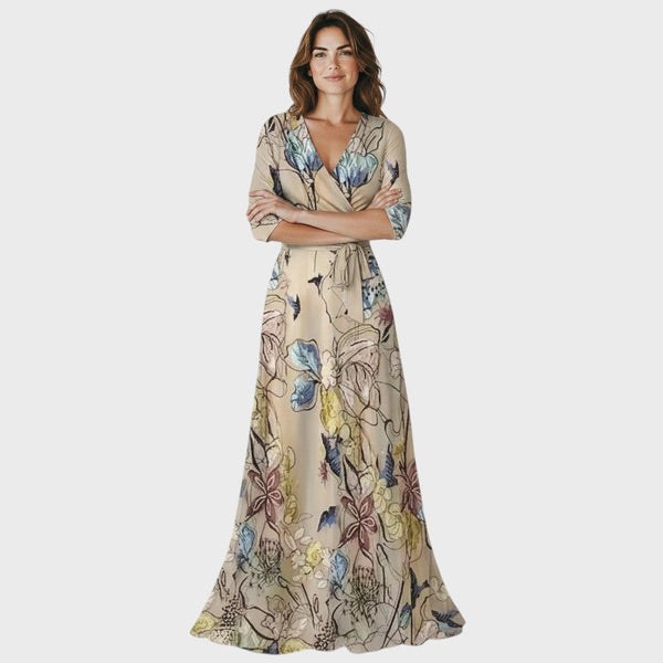 Alma - Rochie Elegantă pentru Femei cu Mâneci