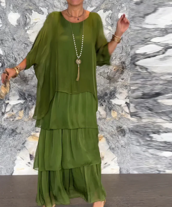 Lara – Elegant, long, and flowing dress