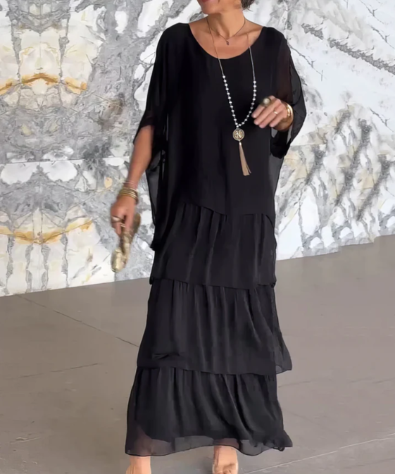 Lara – Elegant, long, and flowing dress