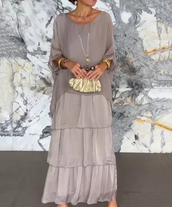 Lara – Elegant, long, and flowing dress