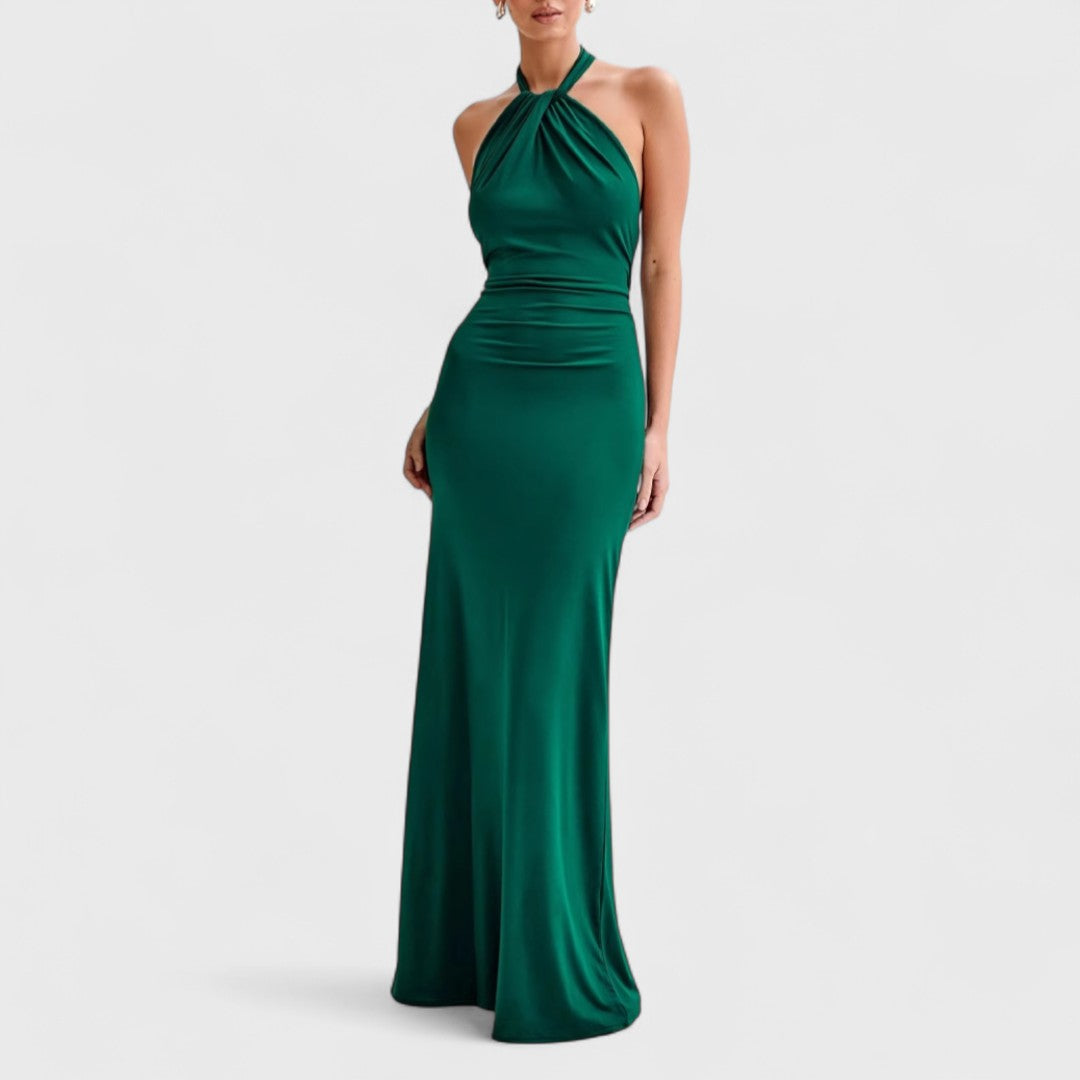 Klara – Rochie din Mătase cu Bretele