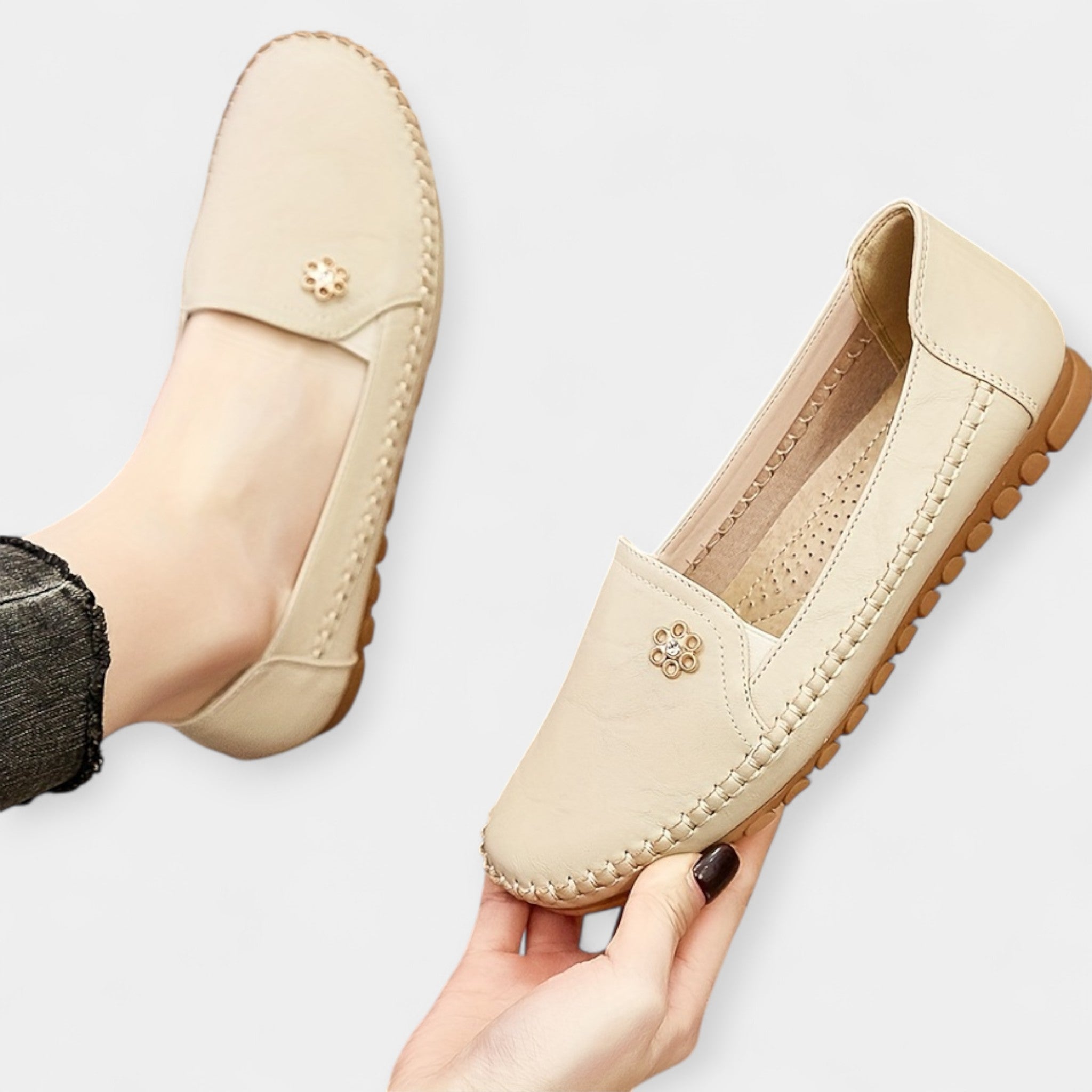 Karolína Elegant Pantofi Sport Slip-On din Pânză pentru Zilele de Zi cu Zi