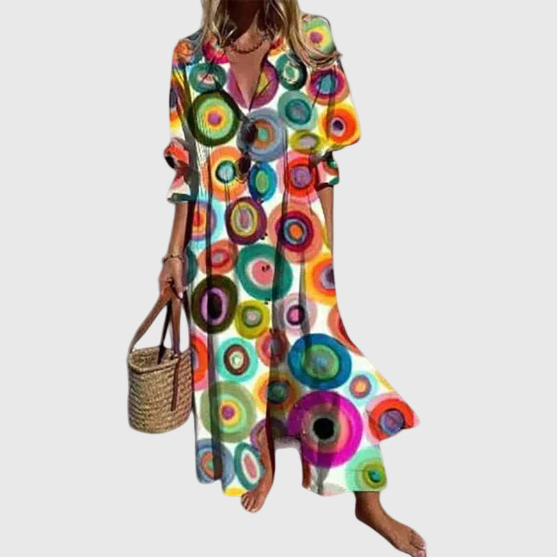 Zara | Elegant long boho dress