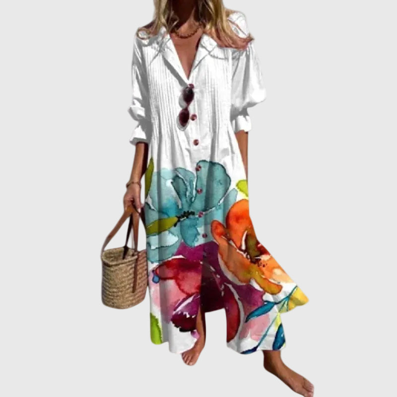 Zara | Elegant long boho dress