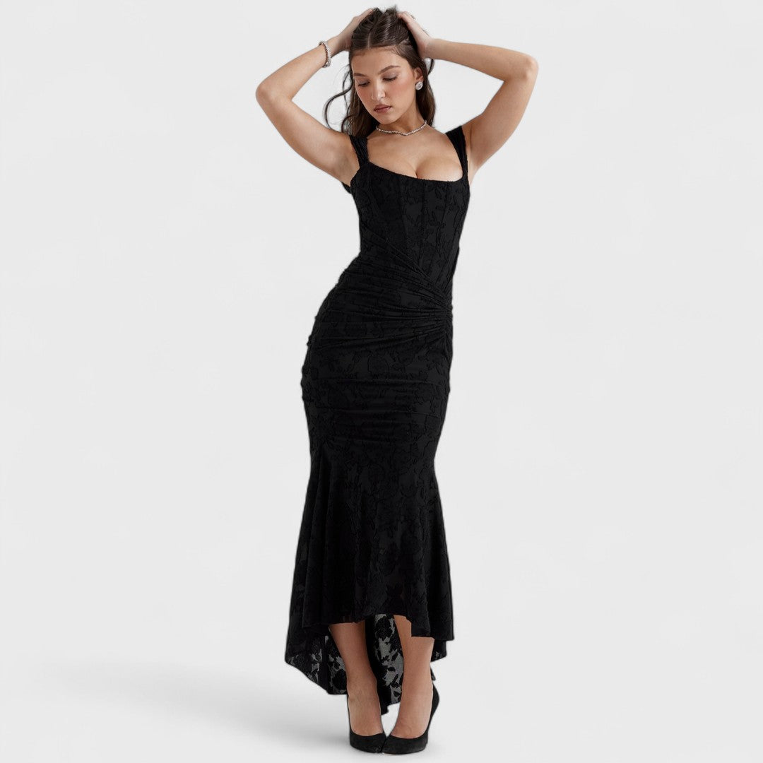 Carisia - Rochie Albastră Lungă