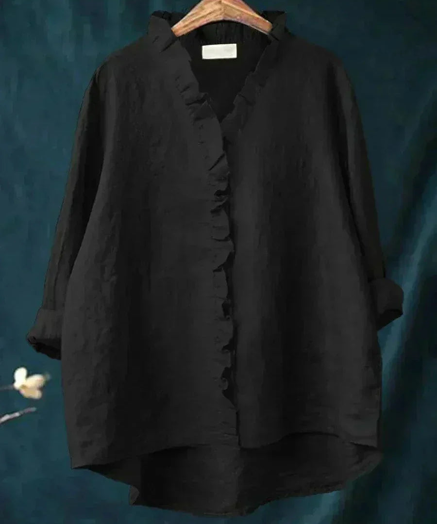 Eline | Bluza Elegantă din Pânză pentru Vară