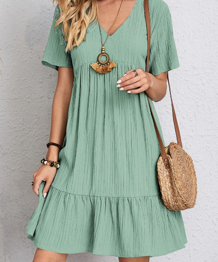 Enora - Rochie elegantă care evidențiază abdomenul